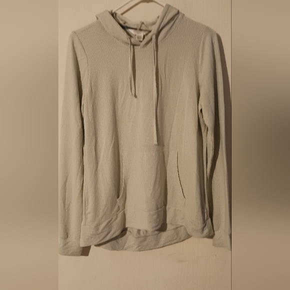 Weatherproof Vintage Green & White Lightweight Hoodie.‎ Sz. Small - Picture 2 of 10